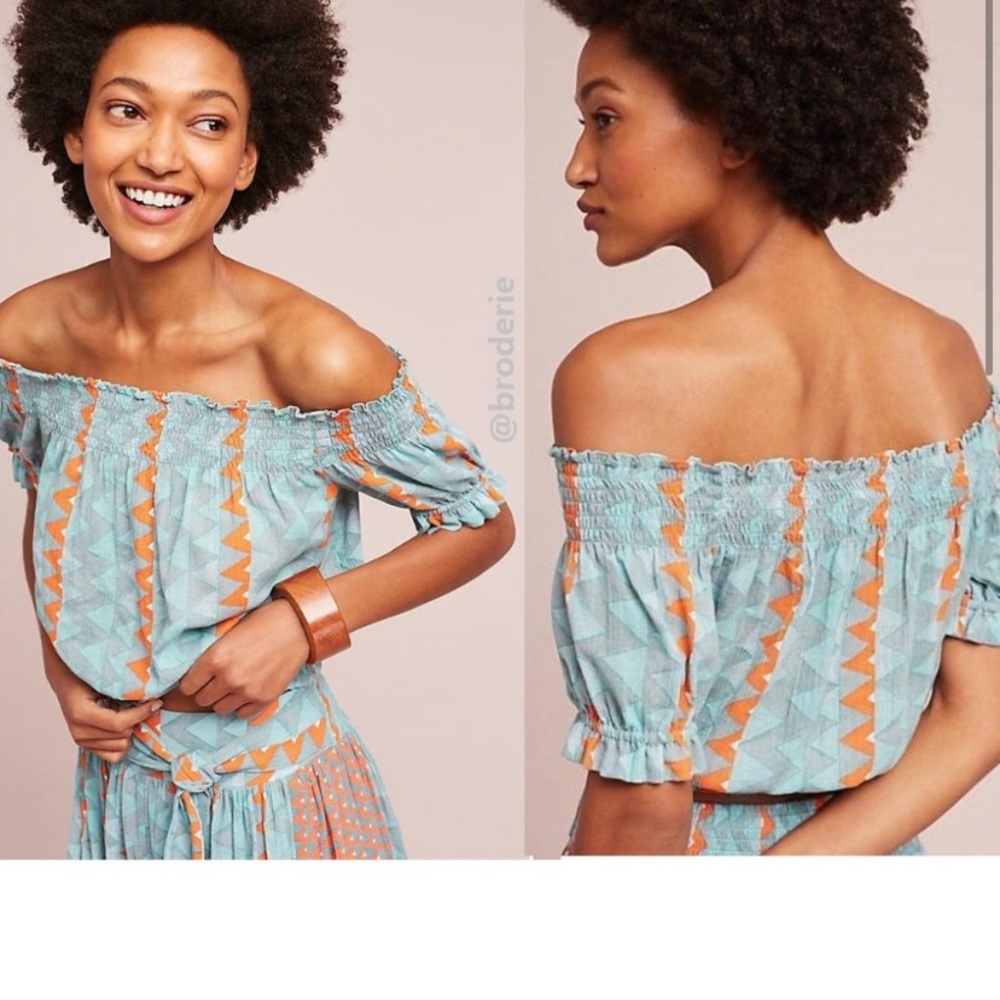 Anthropologie • Demetria Off the Shoulder top